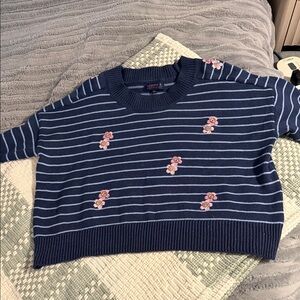 Women’s Jospeh A striped sweater with flowers